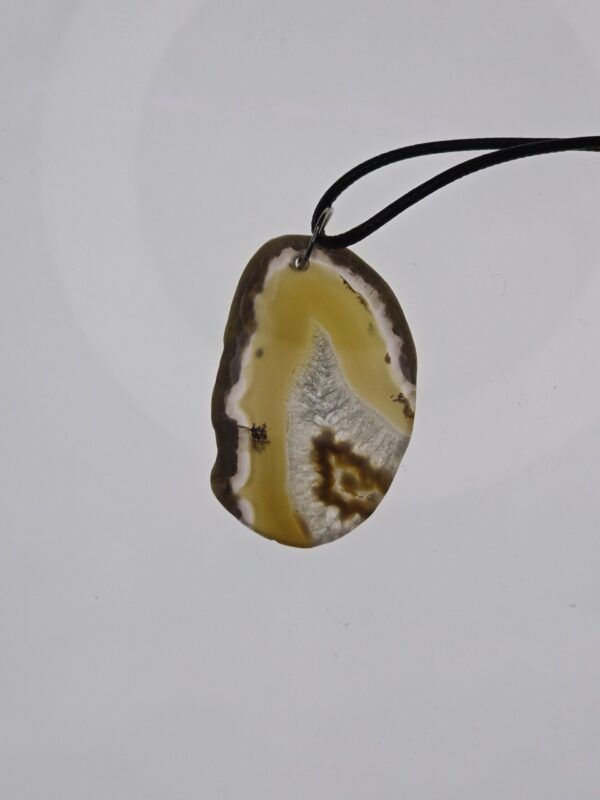 20251229_195146 Agate Geode Pendant: The Dragon Pupil
