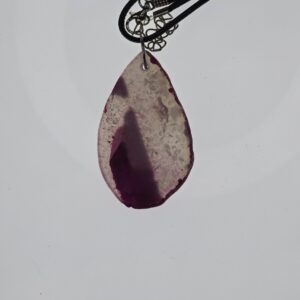 20251229_203148 Agate Geode Pendant: The Nebula Split