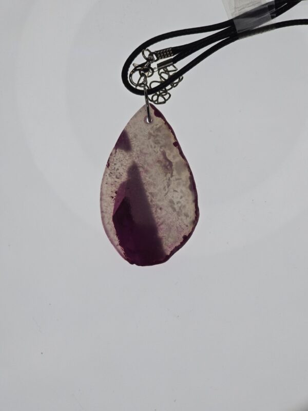Agate Geode Pendant: The Nebula Split