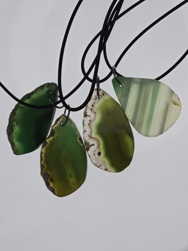 20251229_203824 Forest Green Agate Slice (Randomized)