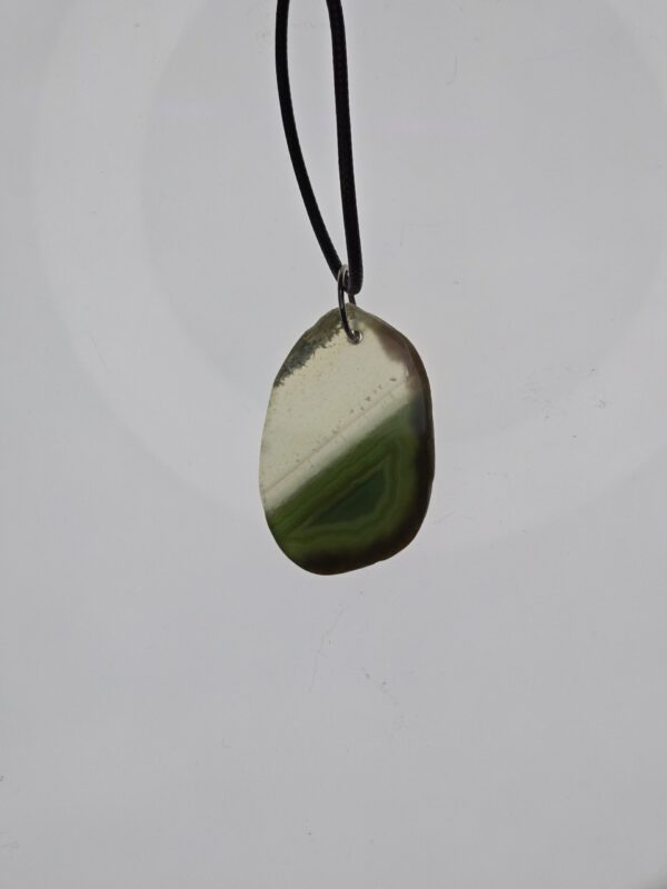 Agate Geode Pendant: The Alpine Horizon
