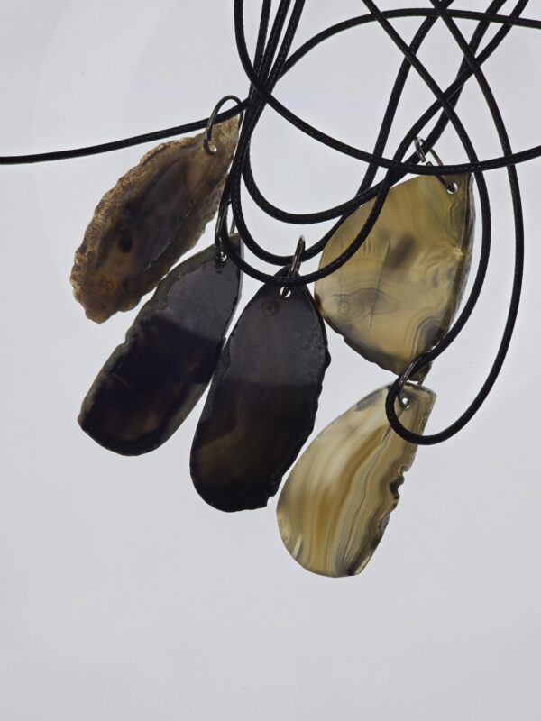 20251229_204445 Smoke & Black Agate Slice (Randomized)