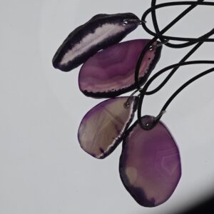 Royal Violet Agate Slice (Randomized)