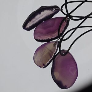 20251229_210516 Royal Violet Agate Slice (Randomized)