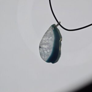 20251229_211340 Agate Geode Pendant: The Glacial Edge