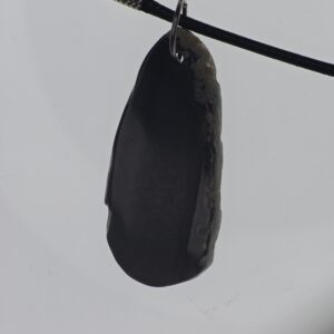 Agate Geode Pendant: The Shadow Monolith